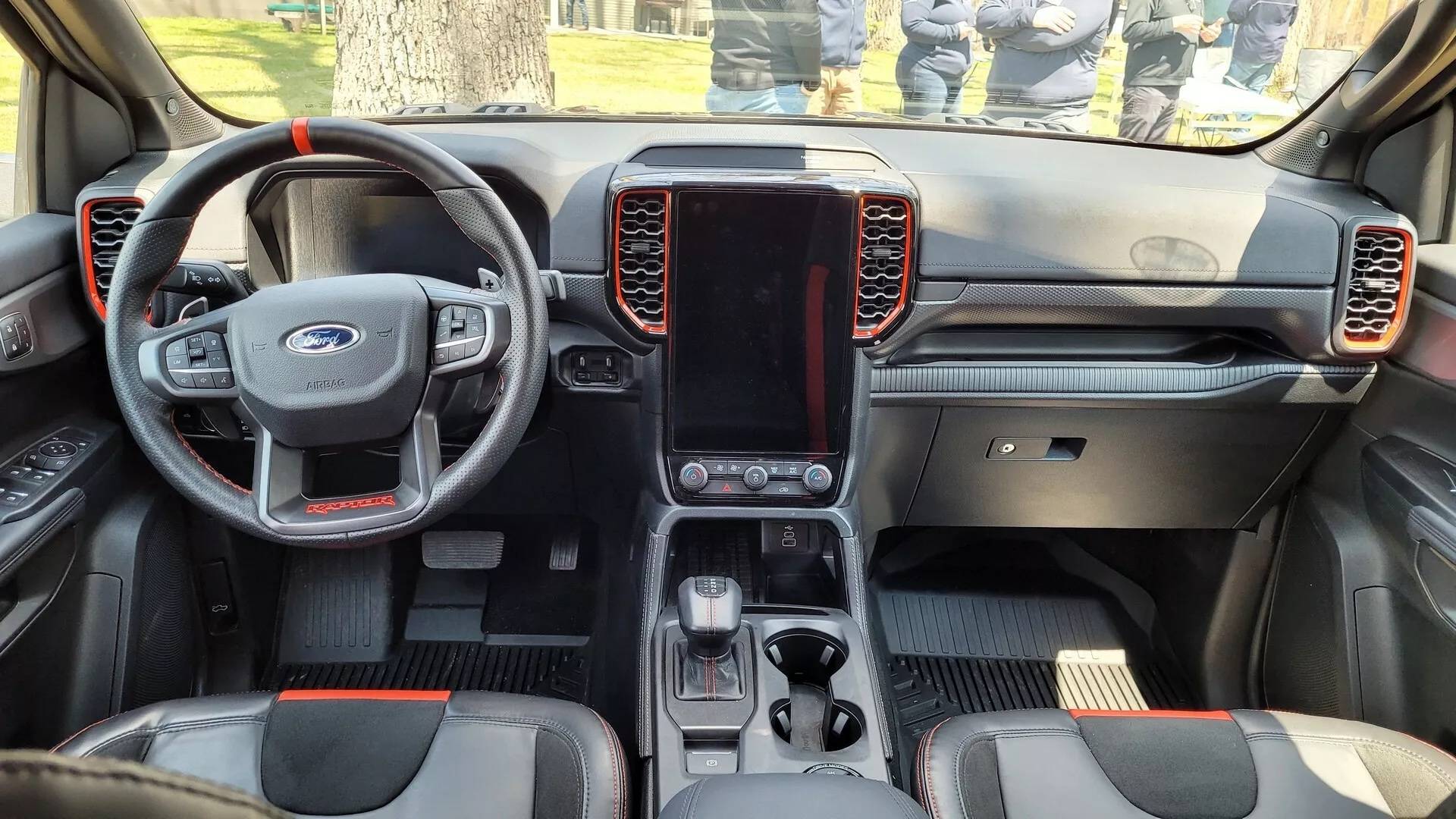 Ford Ranger Azure Gray Metallic Ranger Raptor vs. F-150 Raptor comparison photos 2024-Ford-Ranger-Raptor-CarScoops-216