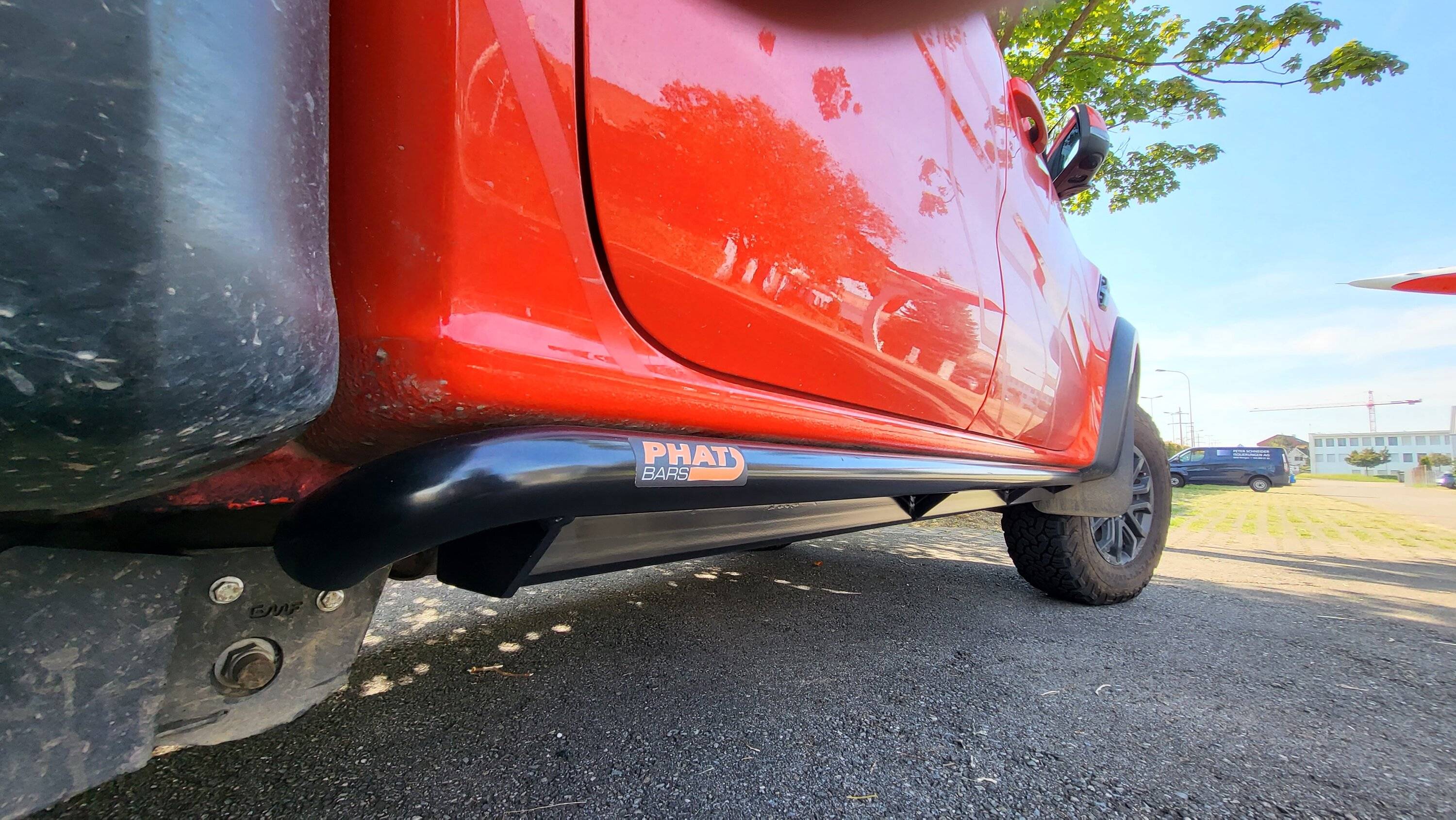 Ford Ranger They are finally ON - rock sliders 20230911_155843