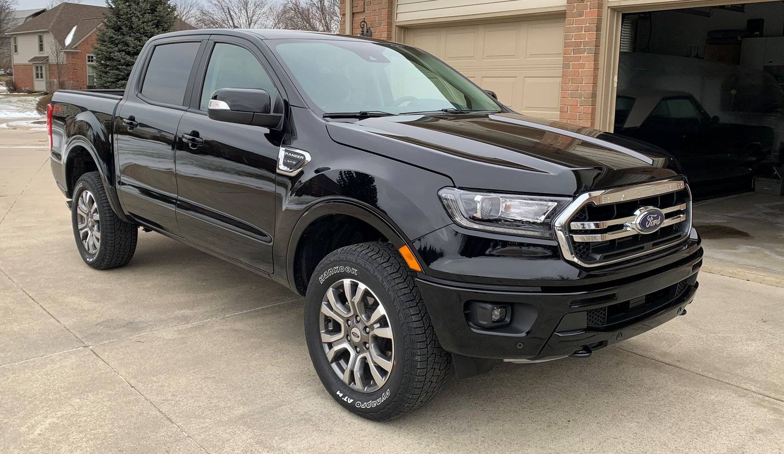 Ford Ranger SHADOW BLACK Ranger Club Thread Ranger right front cropped 2-15-19