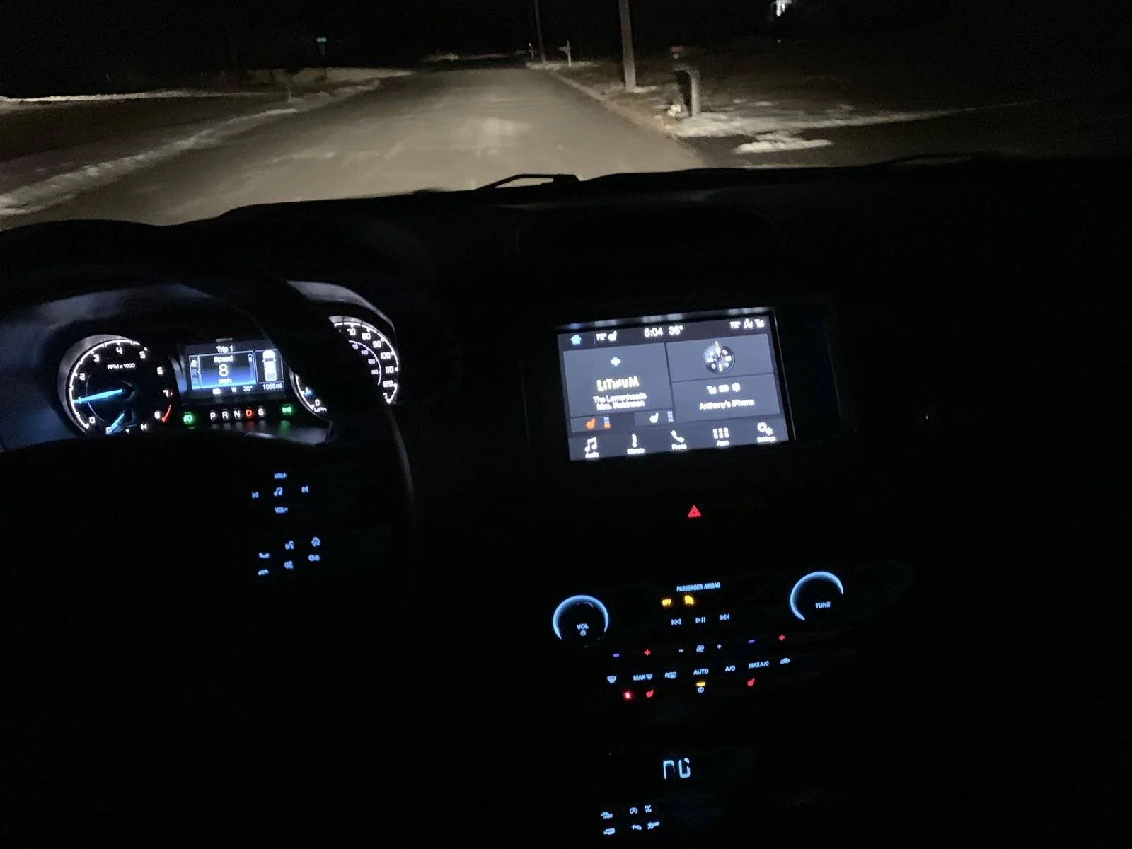 Ford Ranger Interior pictures at night - anyone have any? IMG_4493