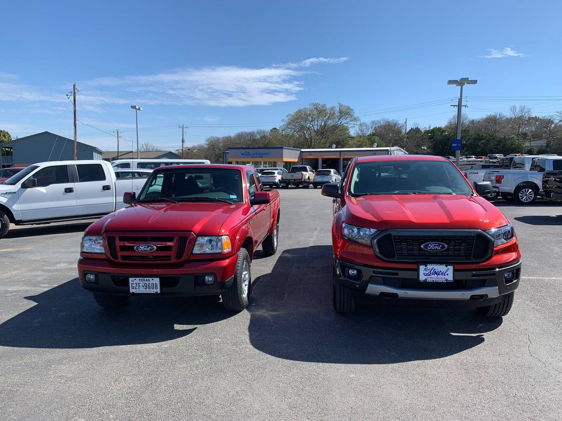 Ford Ranger SupercabS New vs old size comparison IMG_2122
