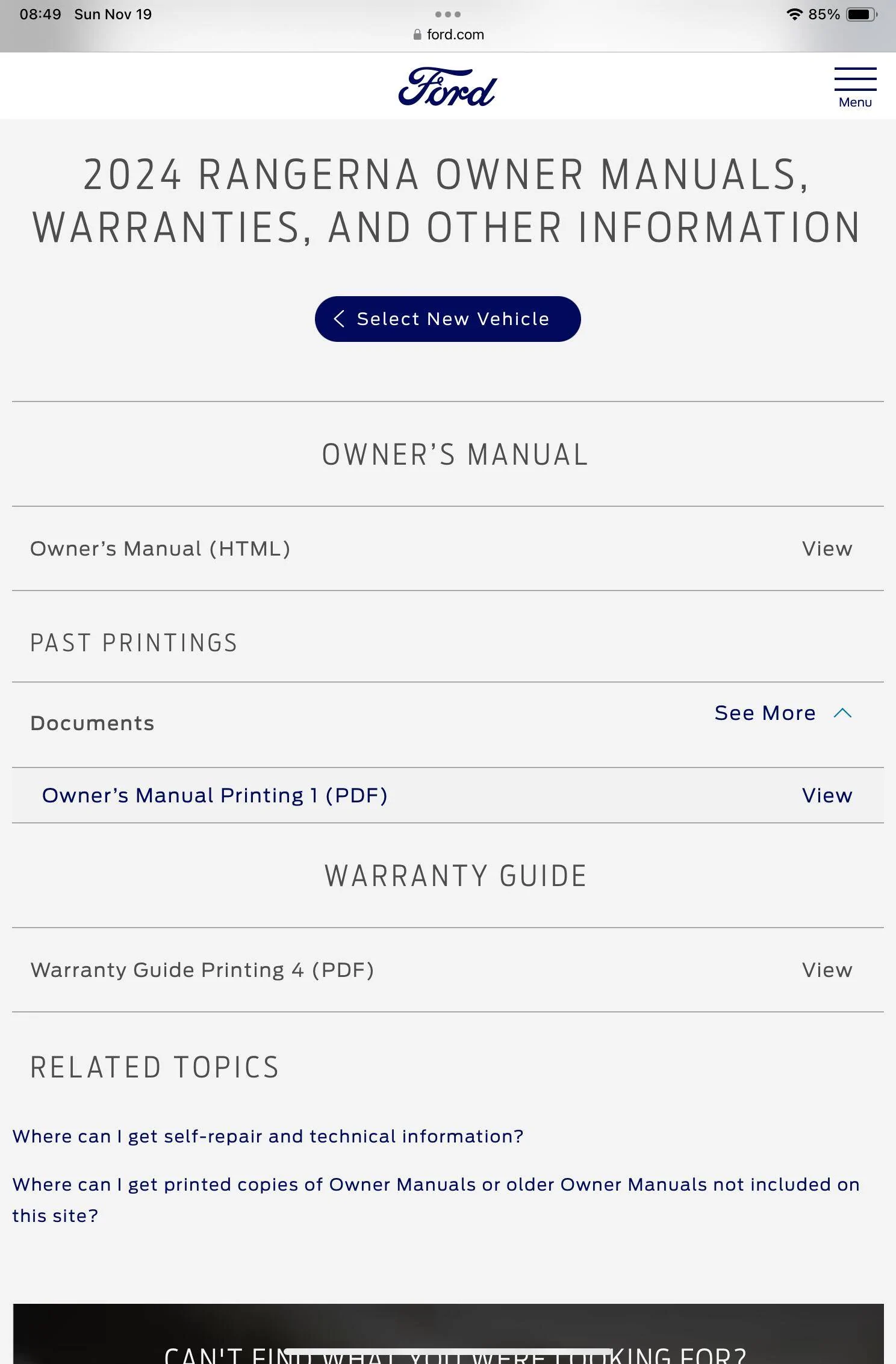 Ford Ranger Online Owner's Manual IMG_0782