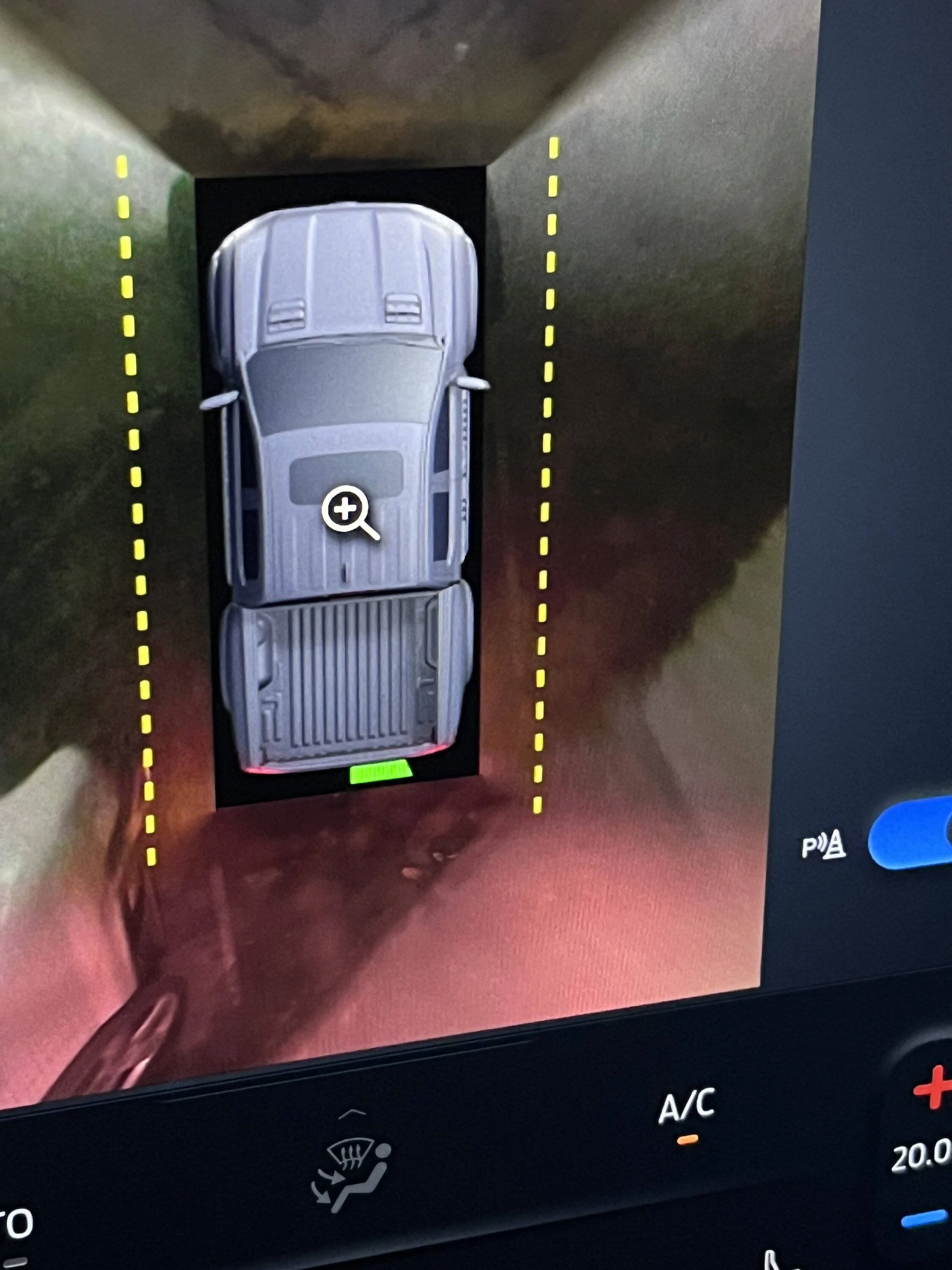 Ford Ranger Reverse brake assist not available IMG_2633