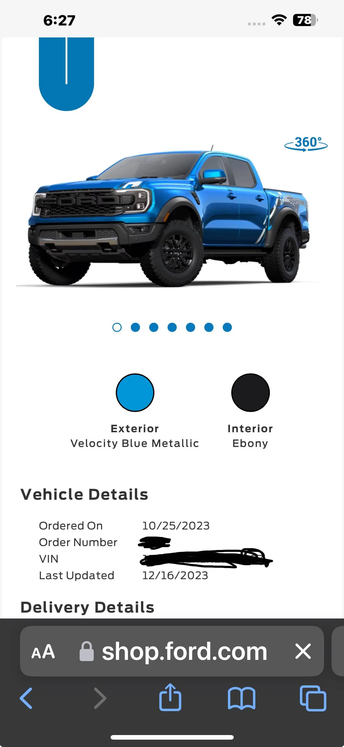 Ford Ranger How Easy is it to Keep Velocity Blue Clean? IMG_3187