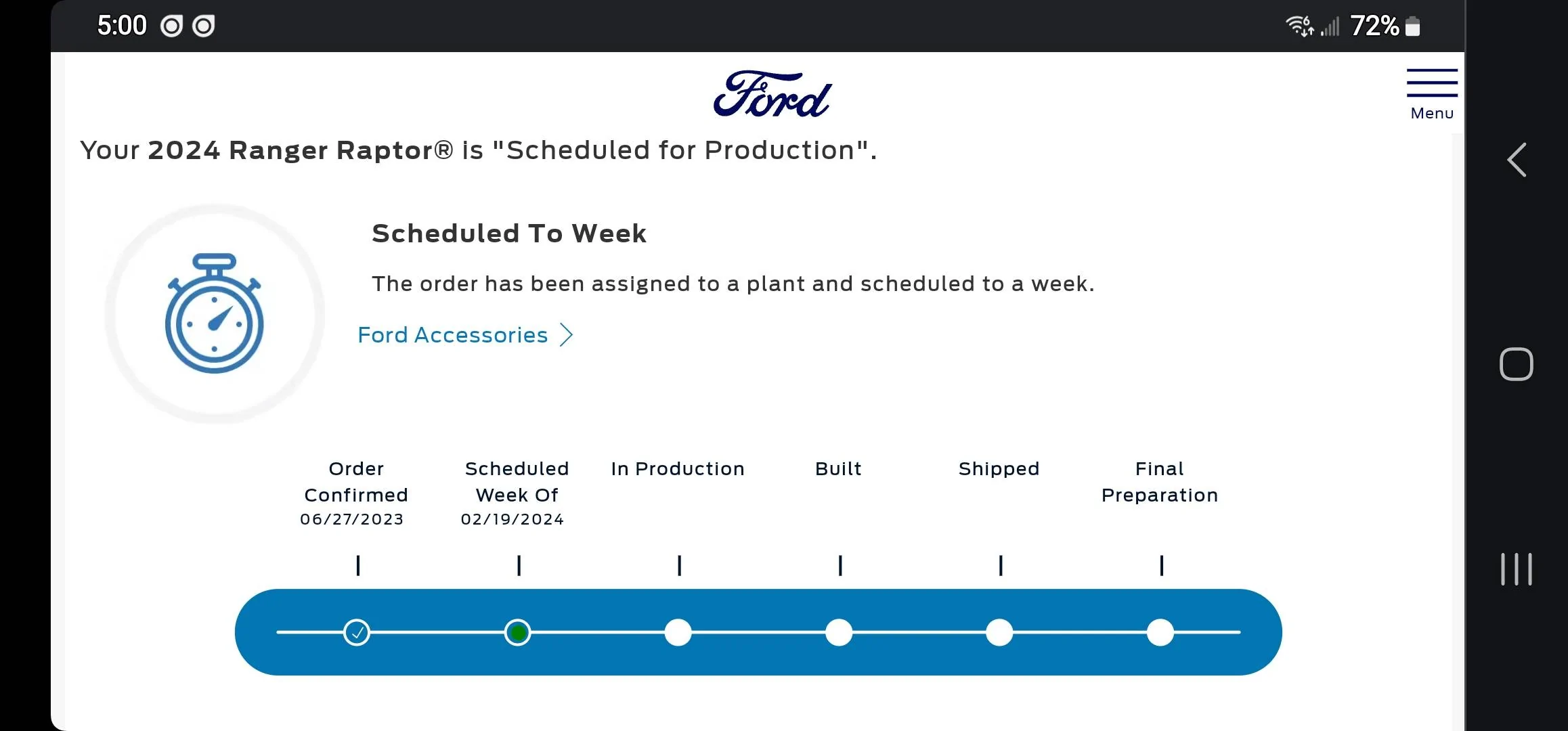 Ford Ranger New confirmation email from Ford Screenshot_20240120_170037_Chrom