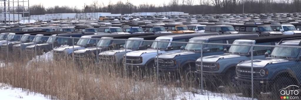 Ford Ranger Spied: Lot Full of 2024 Ranger Trucks Awaiting Shipment IMG_1676
