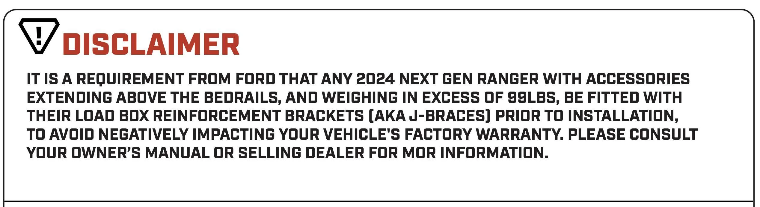 Ford Ranger J Brace to Stiffen Front Corners of the Box Screenshot 2024-02-11 at 09.06.36