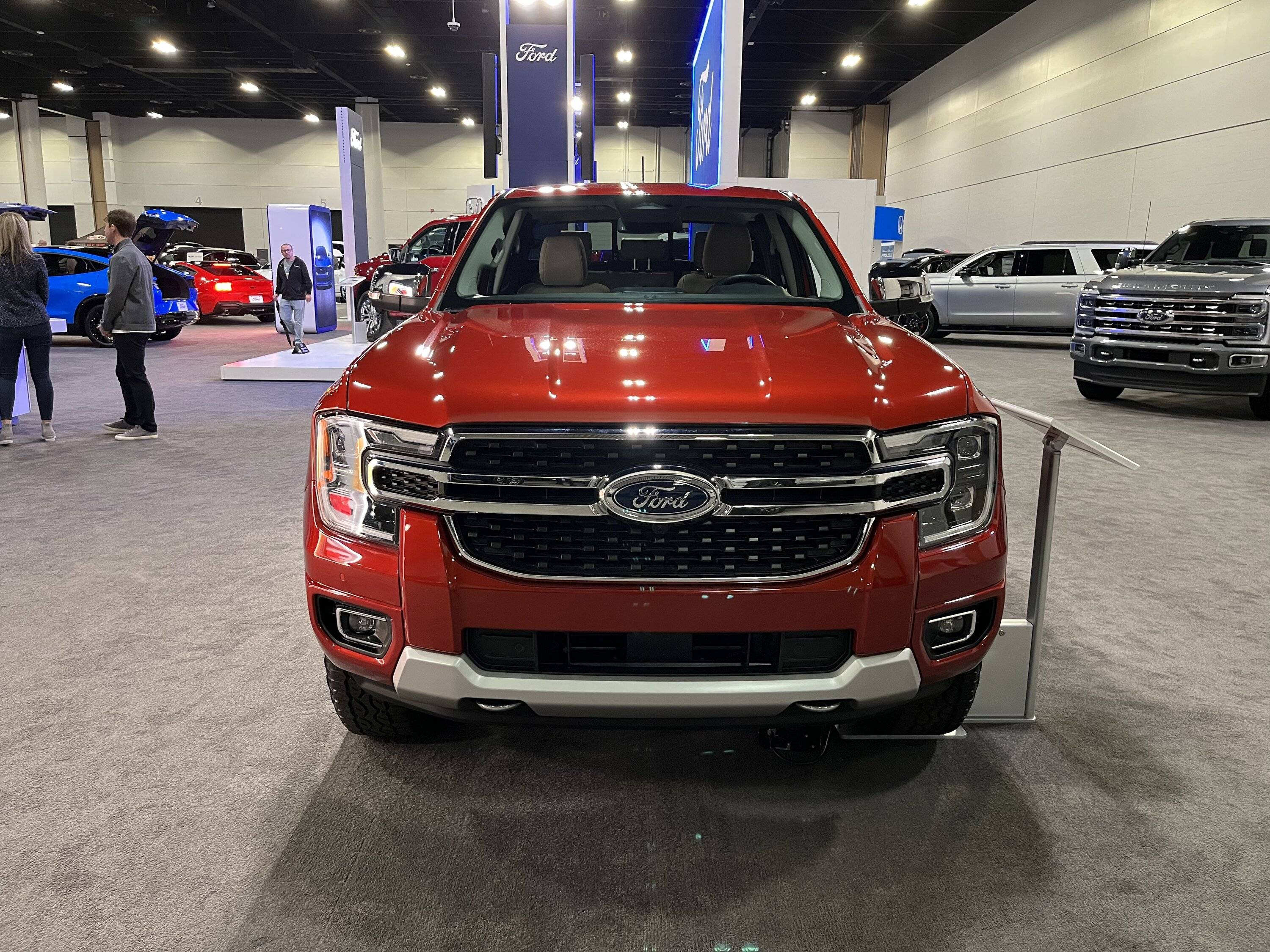 Ford Ranger Velocity Blue Lariat at Richmond Auto Show 23DDE4A8-A9E1-4BD0-A2AE-479359856715