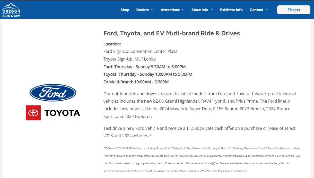 Ford Ranger Auto shows and Ford Test Drive $1,500 pirivate cash offers 1708497503738