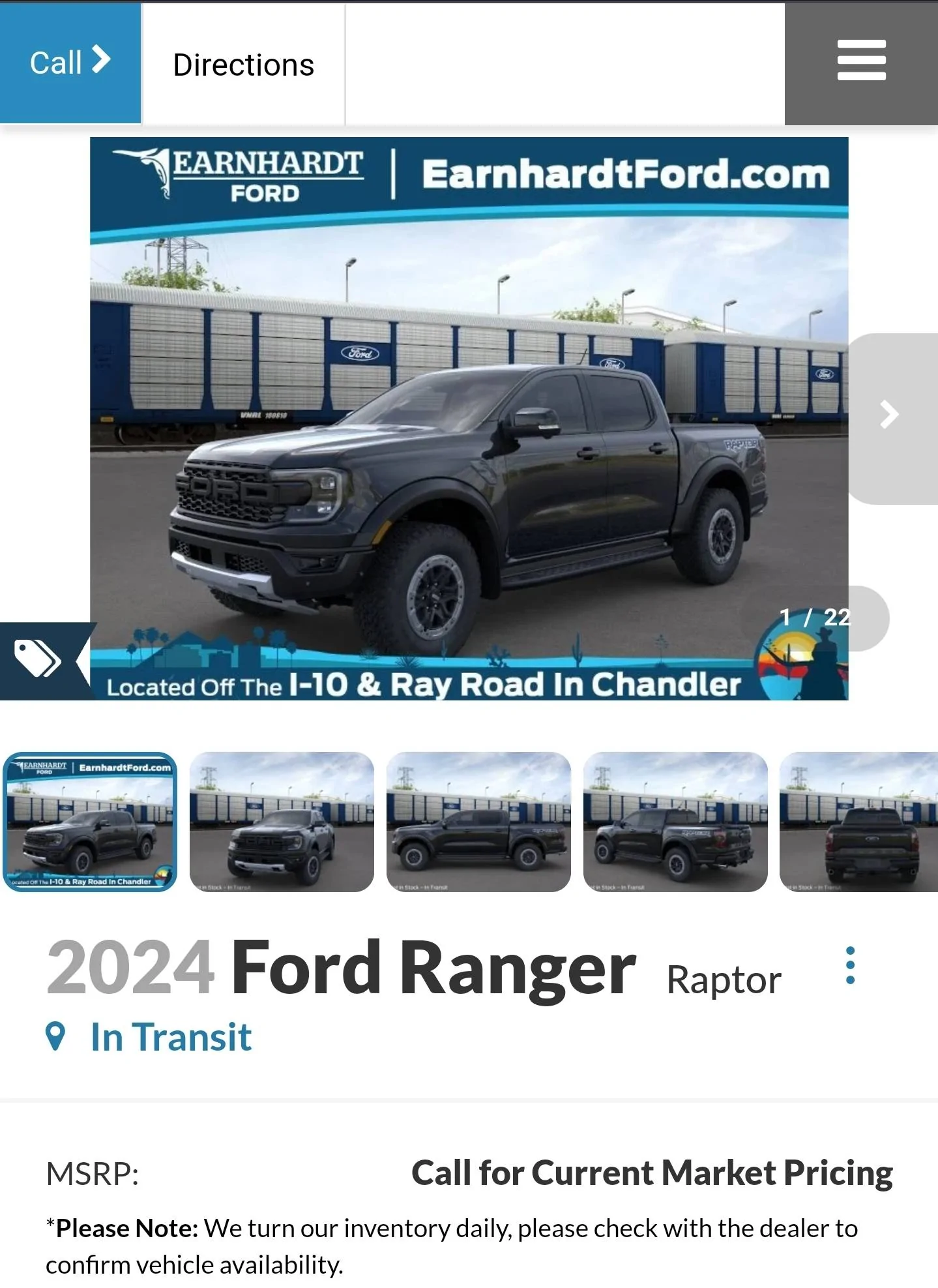 Ford Ranger $20,000 Markup on Raptor Screenshot_20240221_194131_Chrom