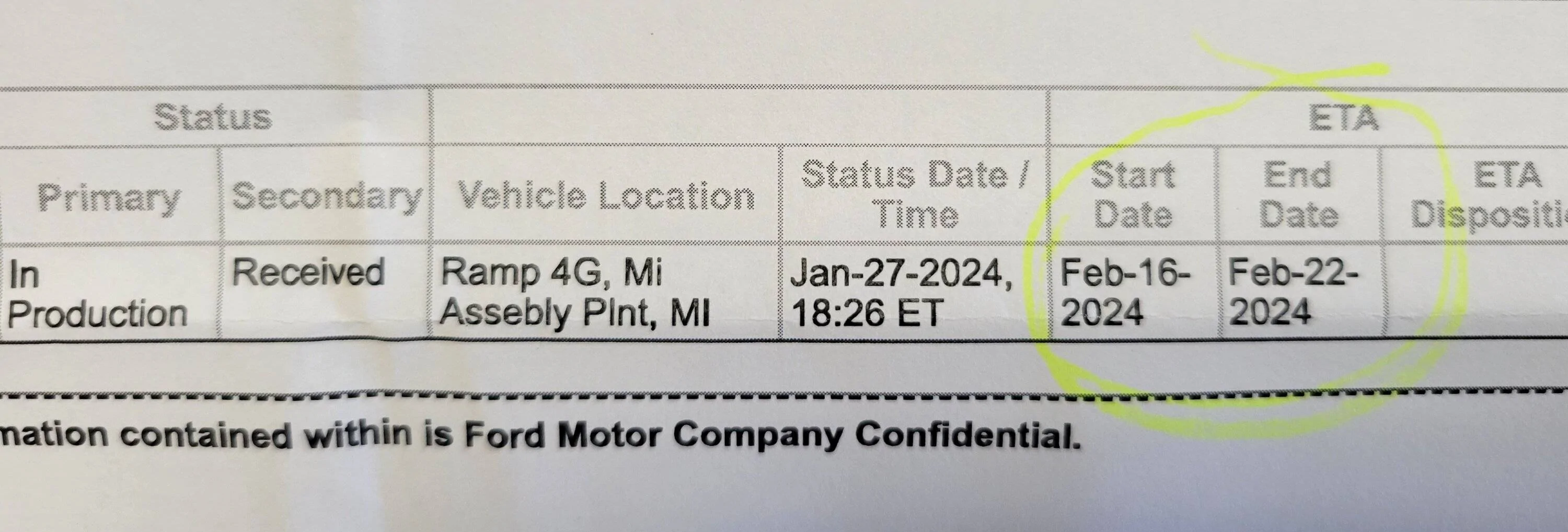 Ford Ranger Build Date Just Got Bumped 20240222_104920