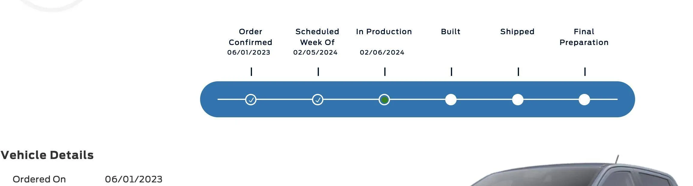 Ford Ranger Shipping Status??? 1709872129221