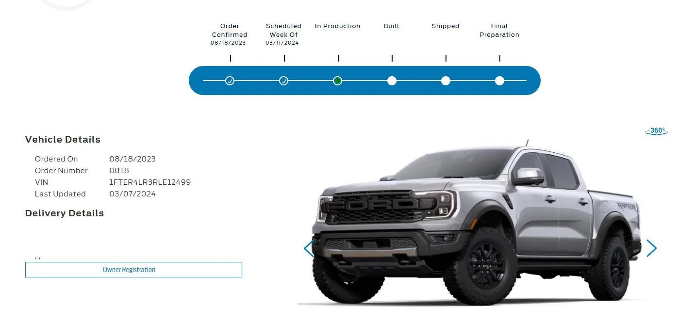 Ford Ranger Ranger Raptor Built! 1709923954678