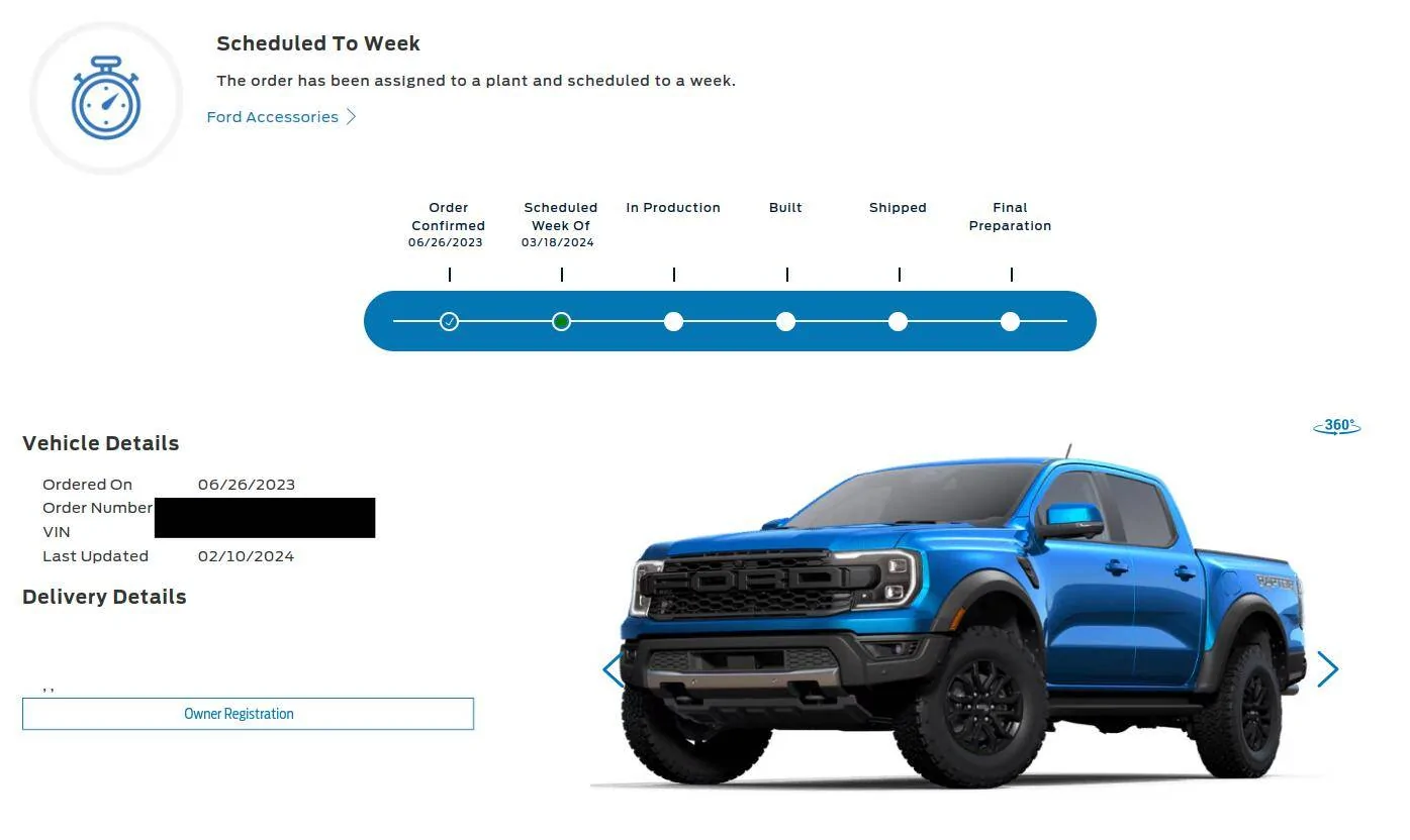 Ford Ranger Ranger Raptor in production but its early? Screenshot from 2024-03-12 18-52-18