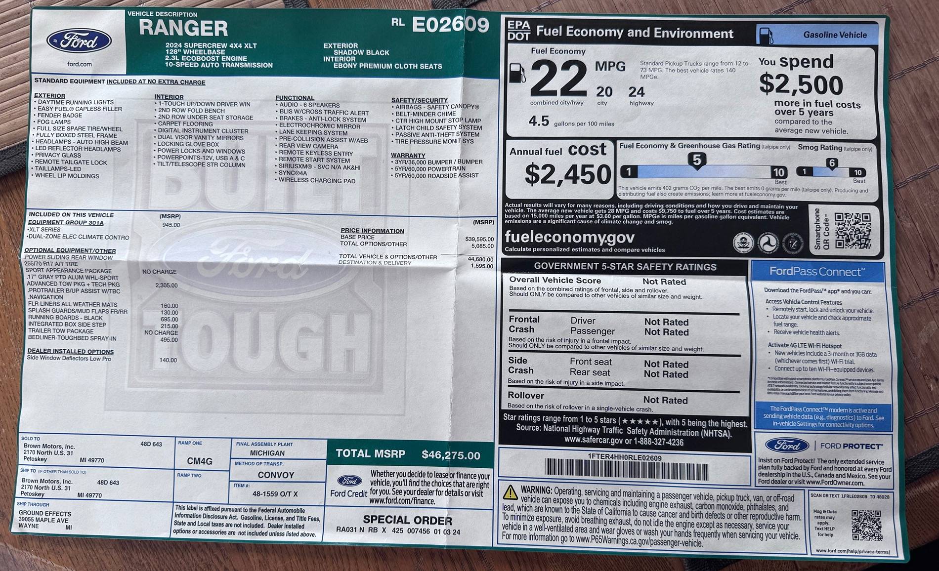 Ford Ranger My 2024 Ranger XLT is DELIVERED!! (U.S.) 🙌 IMG_1987