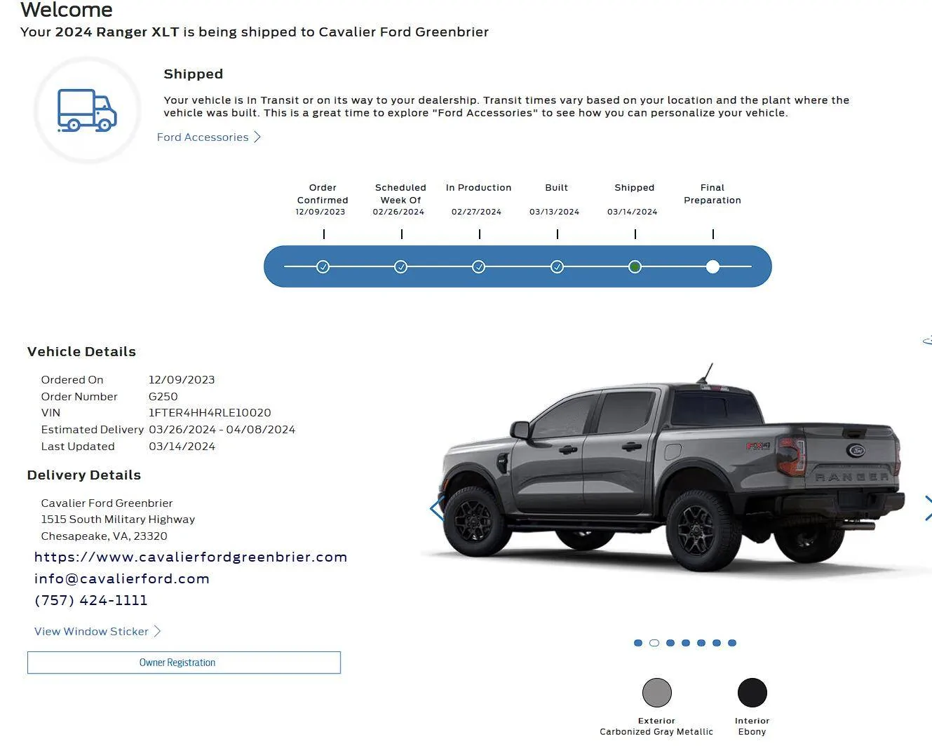 Ford Ranger Shipping Status??? 1710512308812-7z