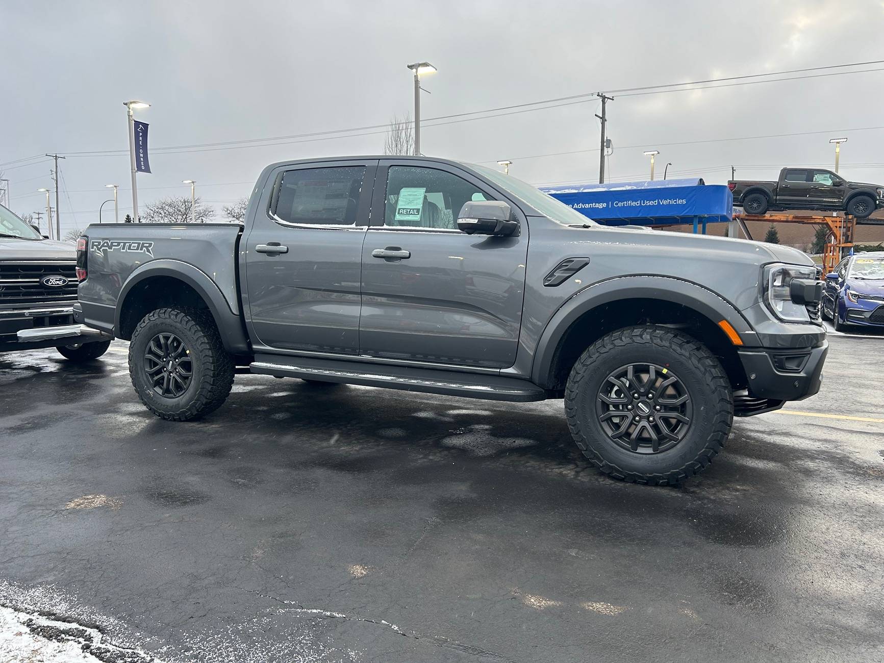 Ford Ranger Watching my 2024 Ranger Raptor get unloaded off delivery truck! 🤩😱 [cold start video added]! IMG_1803