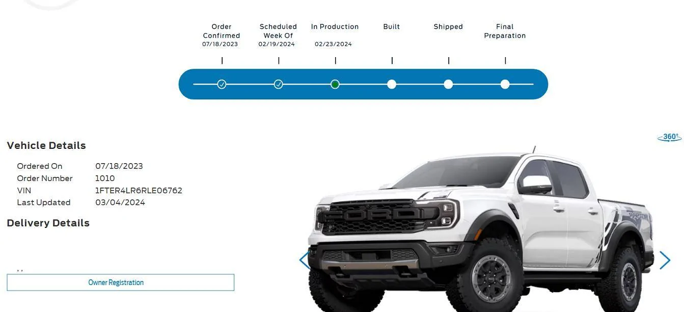 Ford Ranger I now have one located, deposit placed and now I just have to wait for it to arrive.  ETA 4/20/24 1711125508860-8l