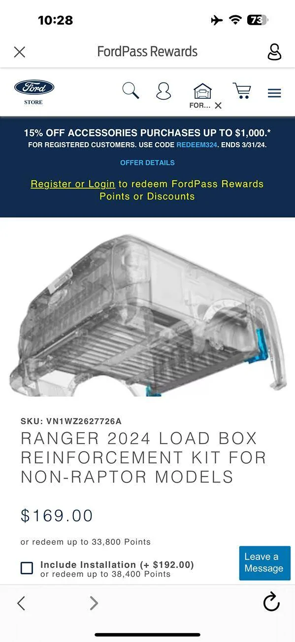 Ford Ranger J Brace to Stiffen Front Corners of the Box IMG_5518