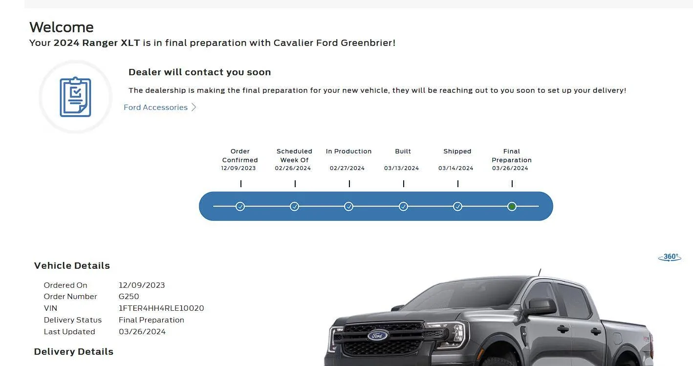 Ford Ranger Poll: Has your Ranger / Ranger Raptor been delivered (or at other stage)?? Screenshot 2024-03-27 074211