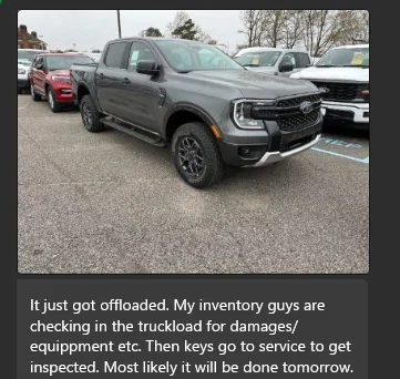 Ford Ranger Poll: Has your Ranger / Ranger Raptor been delivered (or at other stage)?? Screenshot 2024-03-27 092446