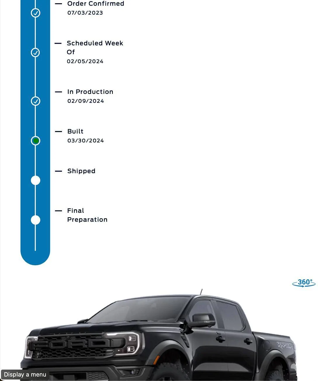 Ford Ranger Order Tracker Status 1711852028902-fj