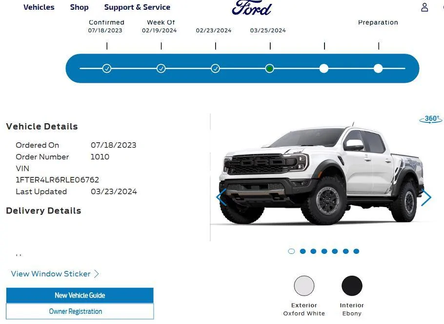 Ford Ranger Order Tracker Status 1712340014885-q