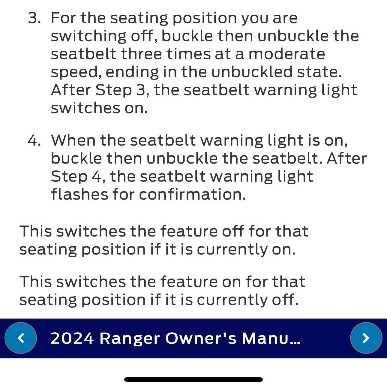 Ford Ranger Cool features, Easter eggs, or tips you’ve found on your Ranger 1712553029680-if
