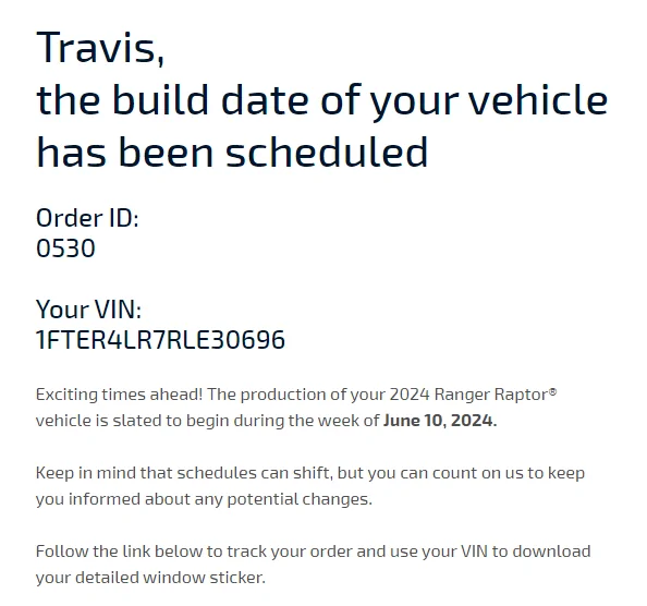 Ford Ranger 2024 Ranger Scheduling Only Raptors This Week (4/11/24) for Production Weeks 6/3 - 6/24 1712848150989-9u