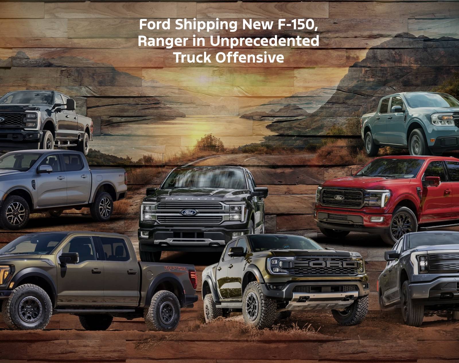 Ford Ranger News release: Ford Shipping New Ranger, F-150 in Unprecedented Truck Offensive Screenshot 2024-04-11 at 9.31.55 AM