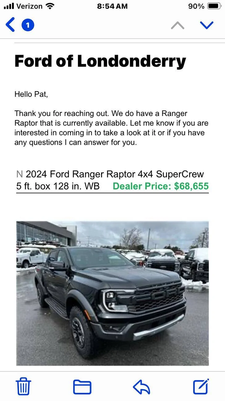 Ford Ranger Brand new 24 available IMG_7780
