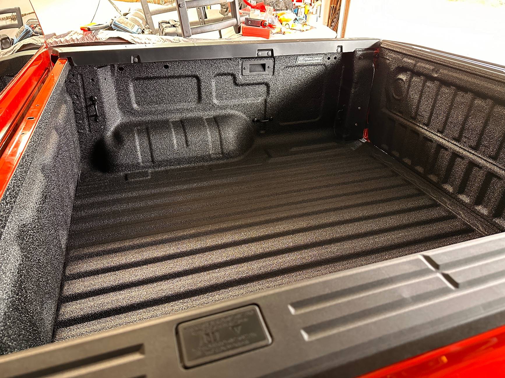 Ford Ranger Rhino liner installed IMG_4012