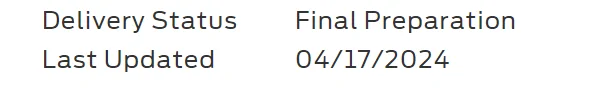 Ford Ranger Order Tracker Status final prep2
