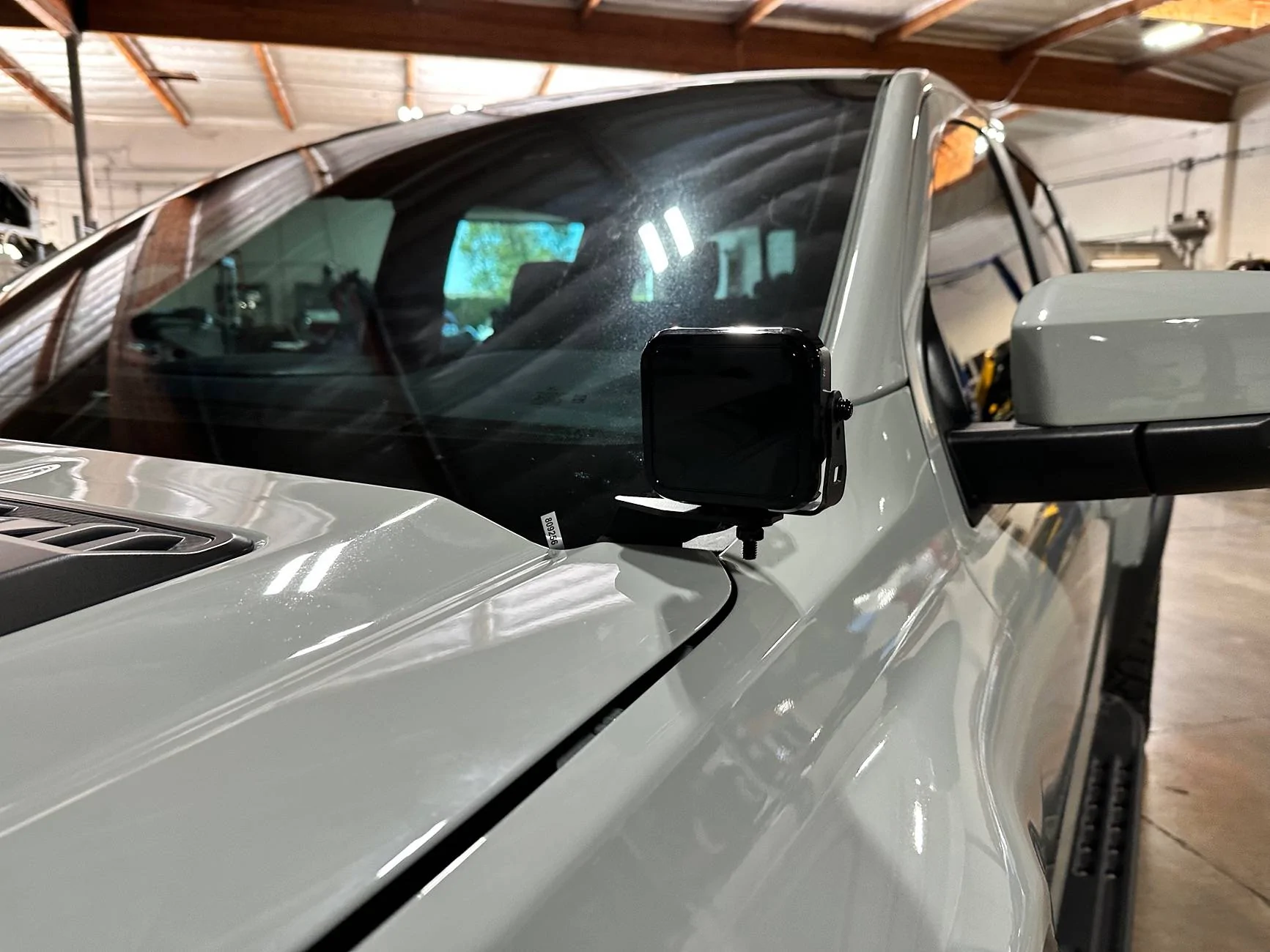 Ford Ranger My first mod on Ranger Raptor. A-pillar bracket and lights IMG_0317