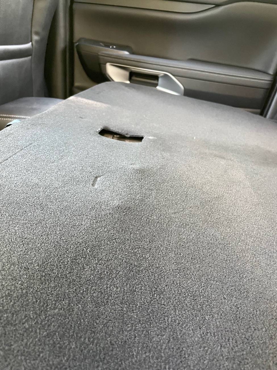 Ford Ranger Folded rear seat area not flat? IMG_2883