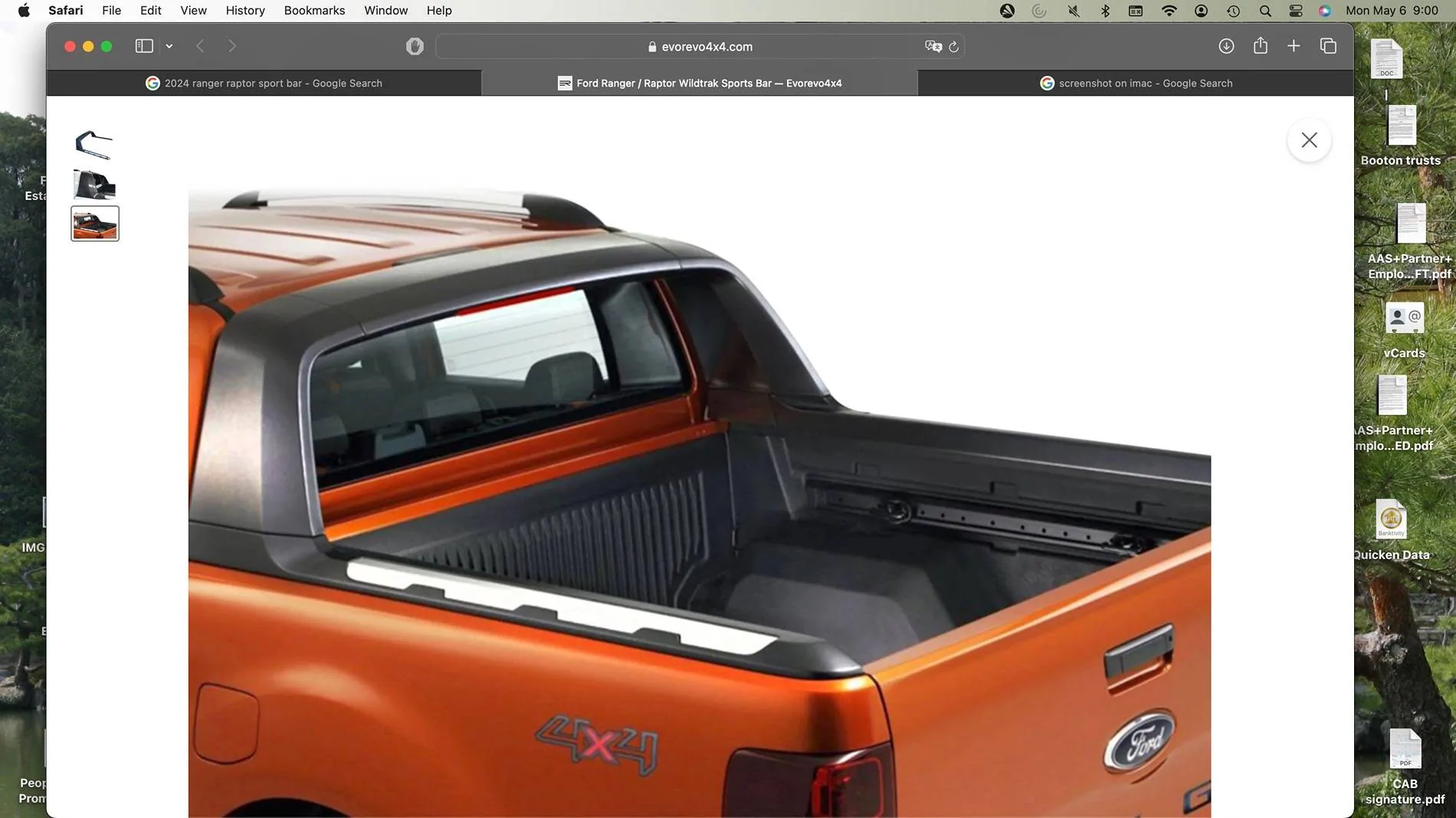 Ford Ranger Raptor Sport Bar like the Wildtraks have Image 5-6-24 at 9.01 AM