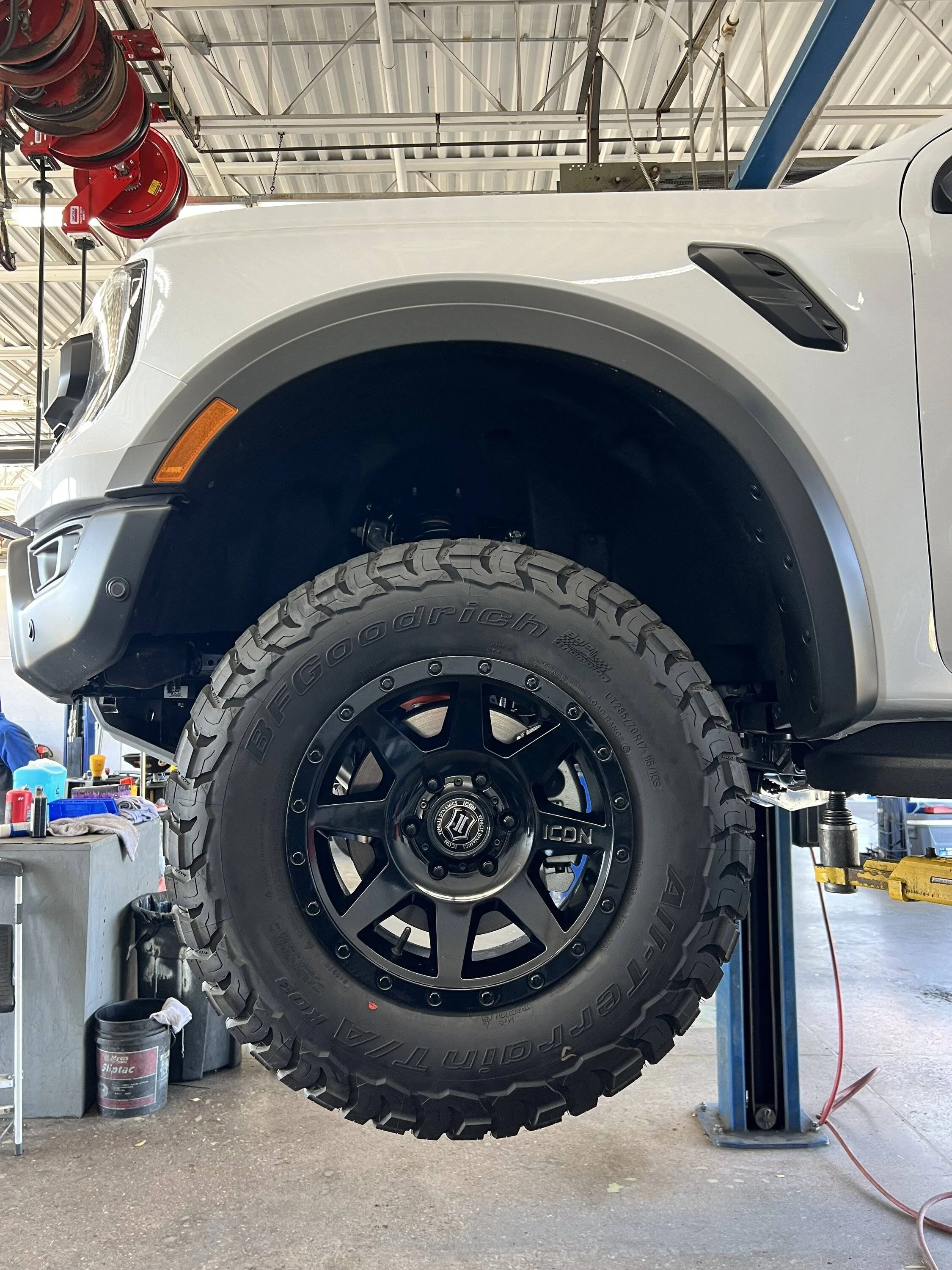 Ford Ranger My Ranger Raptor mounted w/ Icon Rebound Wheels Powder Coated Gloss Black IMG_9297