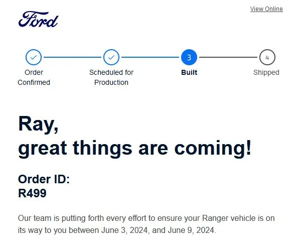 Ford Ranger Open letter to Jim Farley Mr. Over-promise/under-deliver 5-7-2024