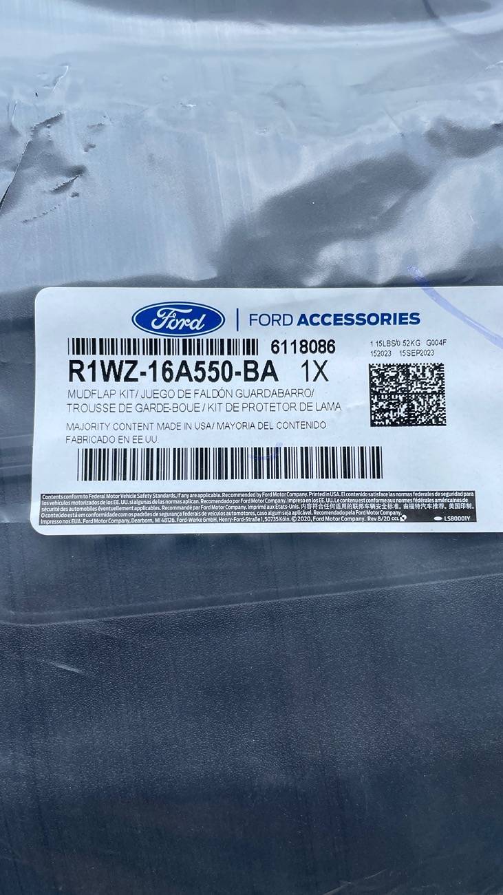 Ford Ranger Mud Flaps IMG_1289