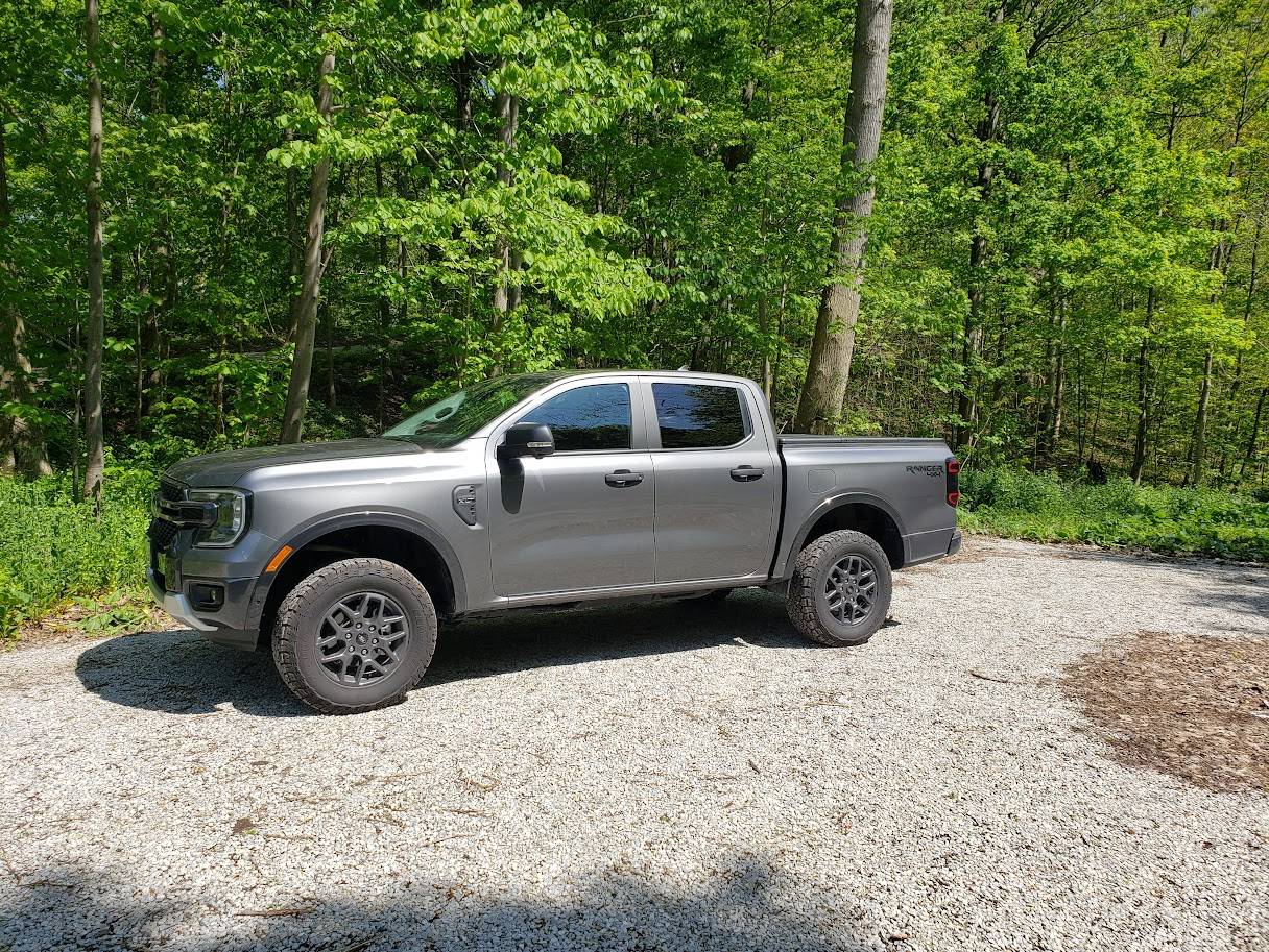 Ford Ranger ReadyLIFT Bronco level kit installed on 2024 Ranger -- review & tips 20240513_152131