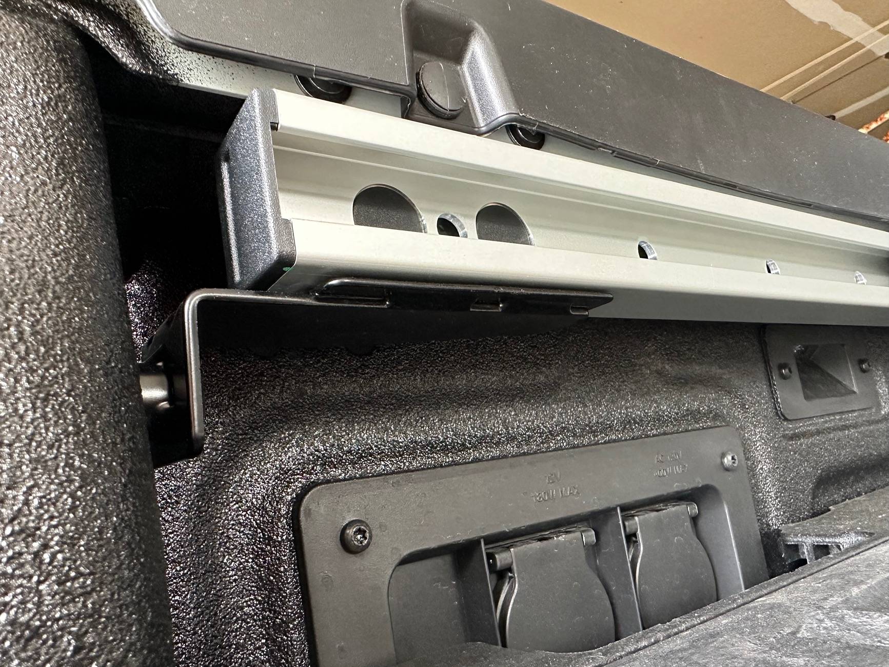 The Cargo Management Rail System installed | Ranger6G - 2024+ Ranger ...