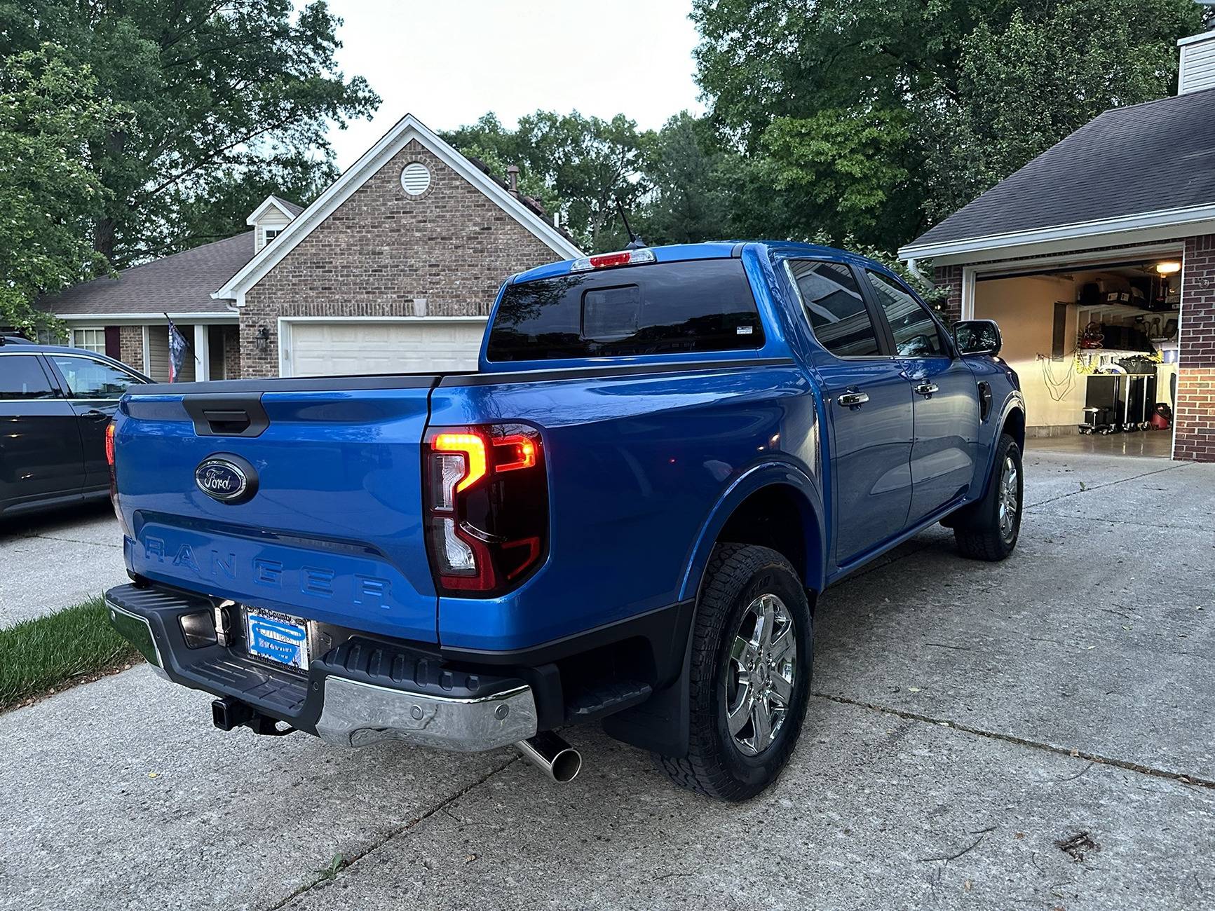Ford Ranger My Beautiful New Velocity Blue Lariat IMG_0478.JPEG