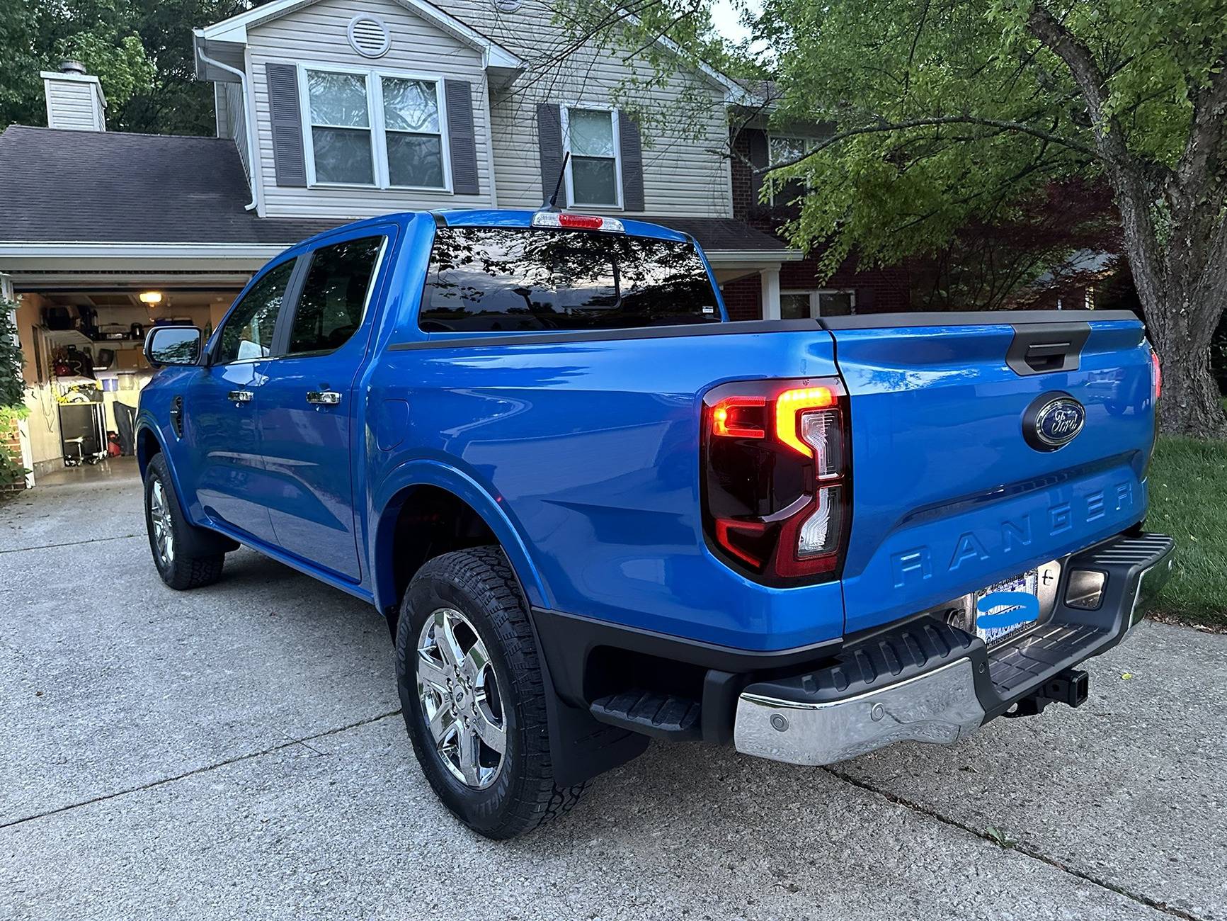 Ford Ranger My Beautiful New Velocity Blue Lariat IMG_0480.JPEG