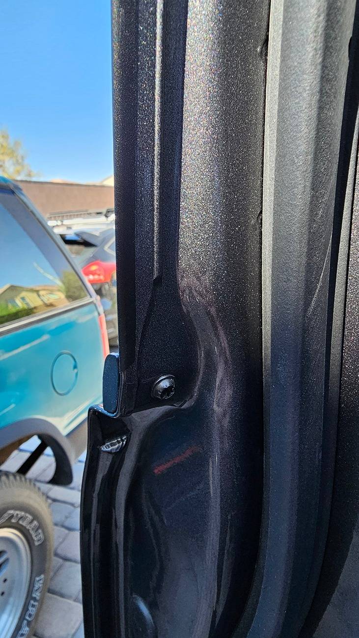 Ford Ranger B-Pillar Vinyl Wrap Removal on the Ford Ranger -- Are You Removing? 20240517_100419