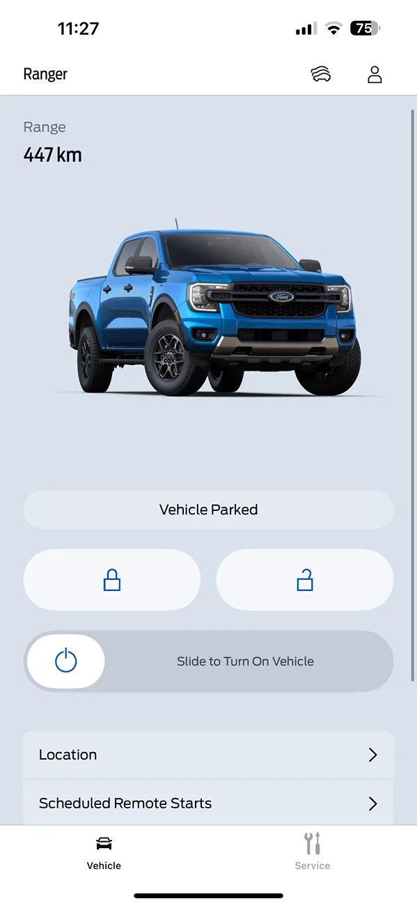 Ford Ranger New Ford Pass App Released IMG_0579