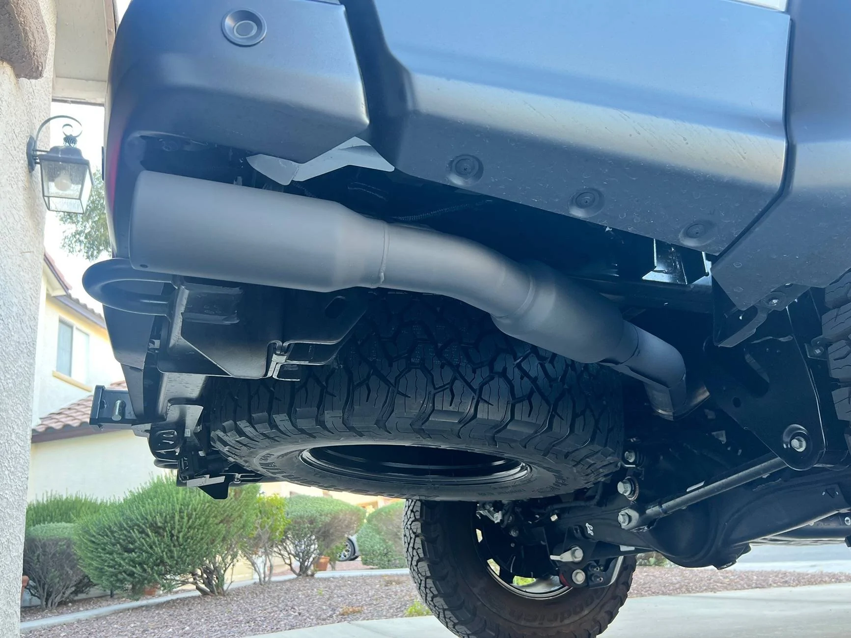 Blacked out exhaust tips on Ranger Raptor w/ ceramic exhaust paint ...