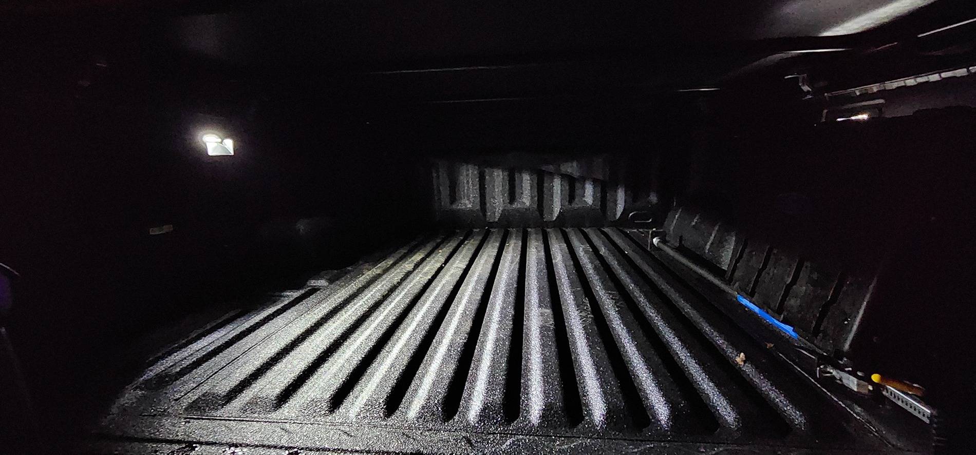 Ford Ranger Ford storage bins (pivot storage box) installed in bed 20240517_225444