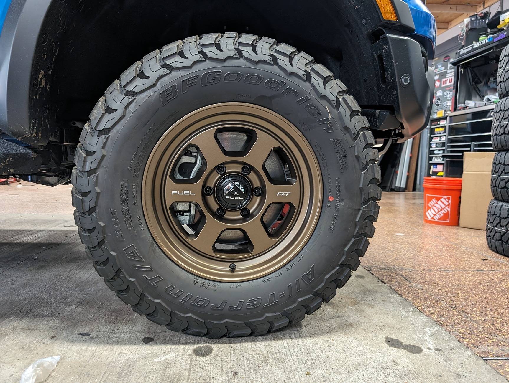 Ford Ranger New shoes are on Ranger Raptor! 17x8.5 +10 offset Fuel Hype Wheels in Satin Bronze PXL_20240521_193833470.MP