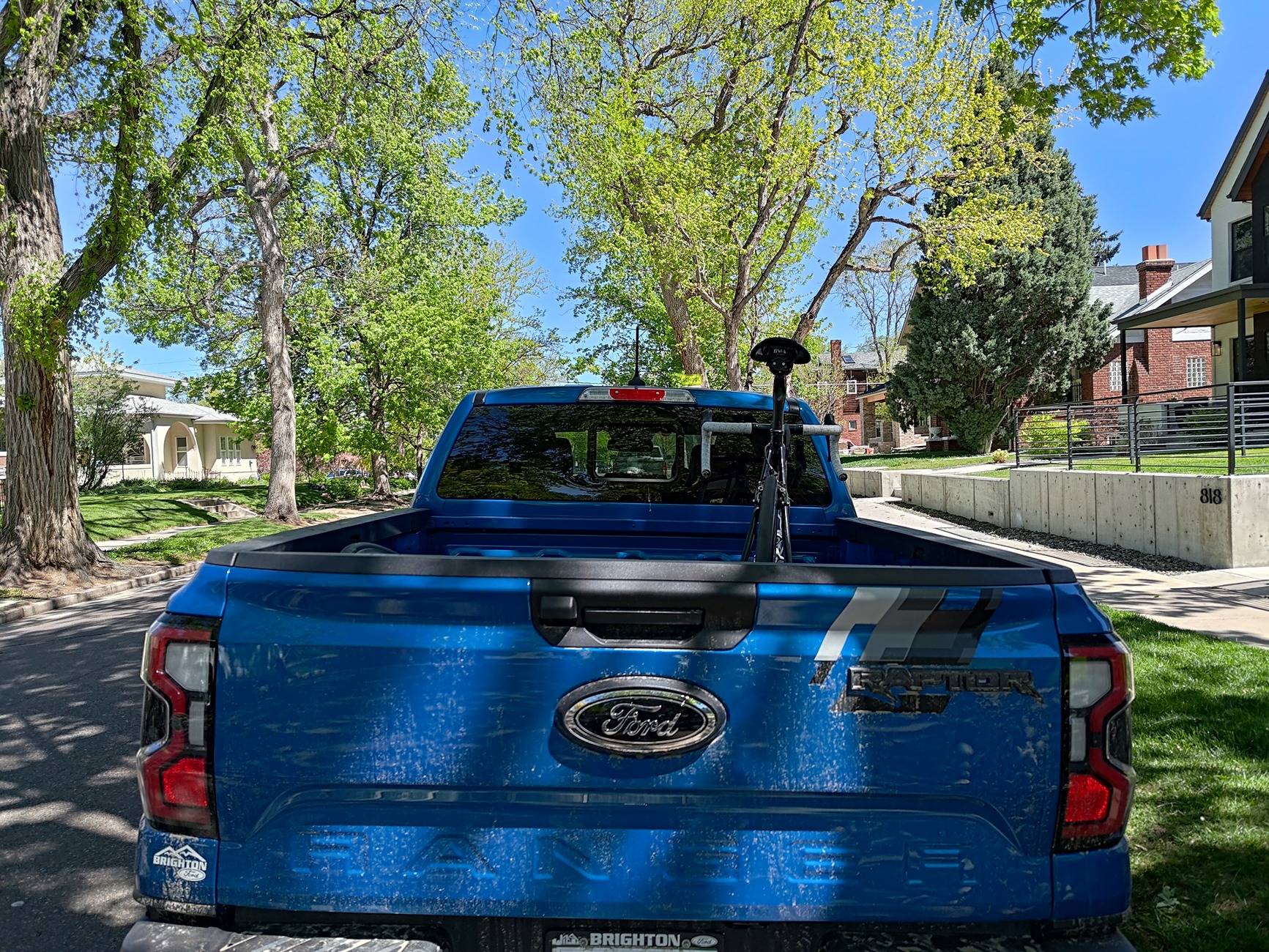 Ford Ranger Tailgate pad for bikes on the ‘24 Ranger P_20240508_105649