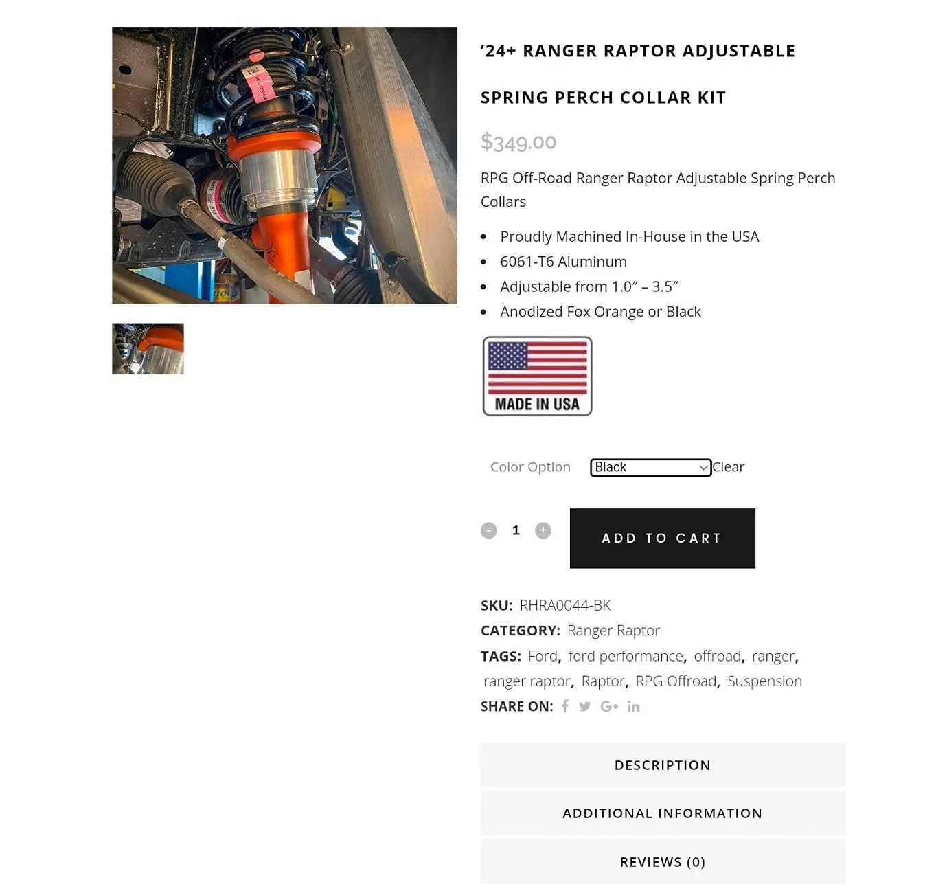 Ford Ranger *Group Buy* RPG Off-Road Adjustable Spring Perch Collar Kit Screenshot_20240526_100720_Chrom